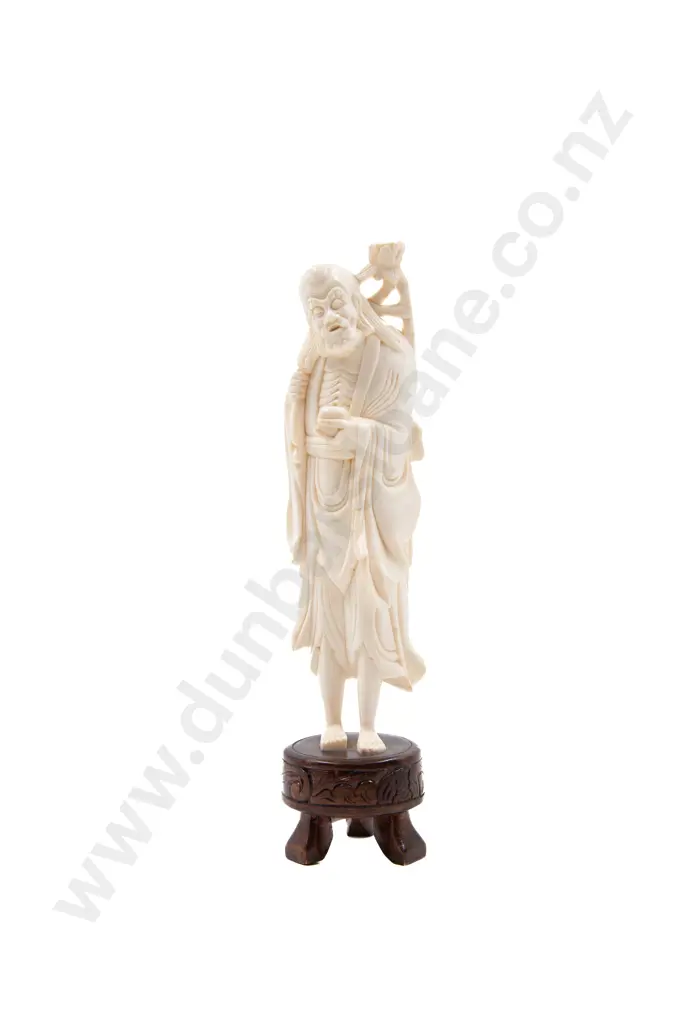Chinese Ivory Carving Of Shao Lao Image 1++