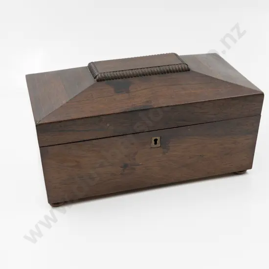 Regency Rosewood Tea Caddy