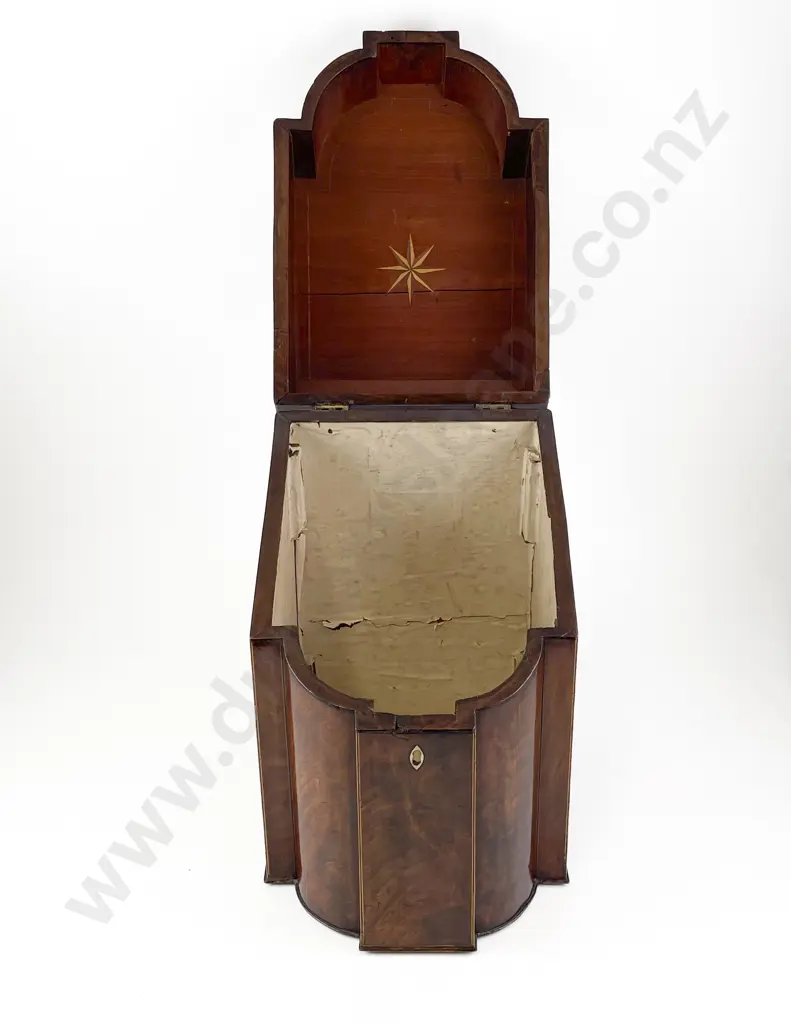 Geo III Mahogany Knife Box Image 1++