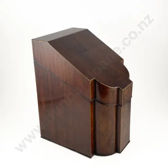 Geo III Mahogany Knife Box
