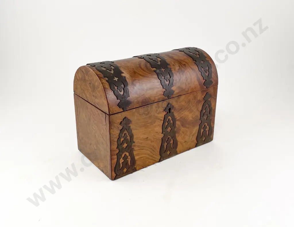Victorian Gothic Revival Dome Topped Stationary Box Image 1++
