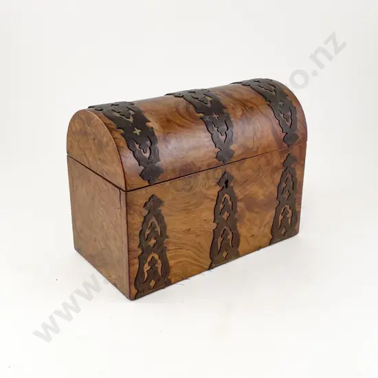 Victorian Gothic Revival Dome Topped Stationary Box