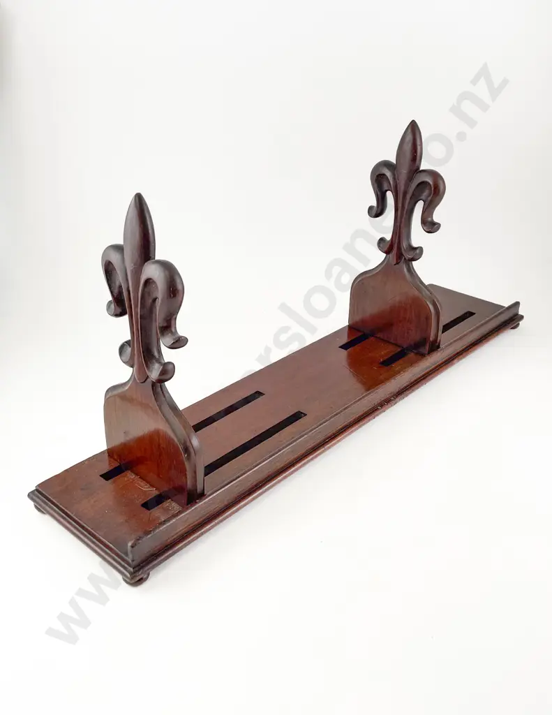 C19th French Mahogany Extending Book Stand Image 1++