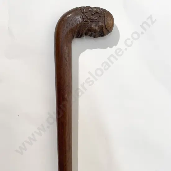 Victorian Mahogany Walking Cane