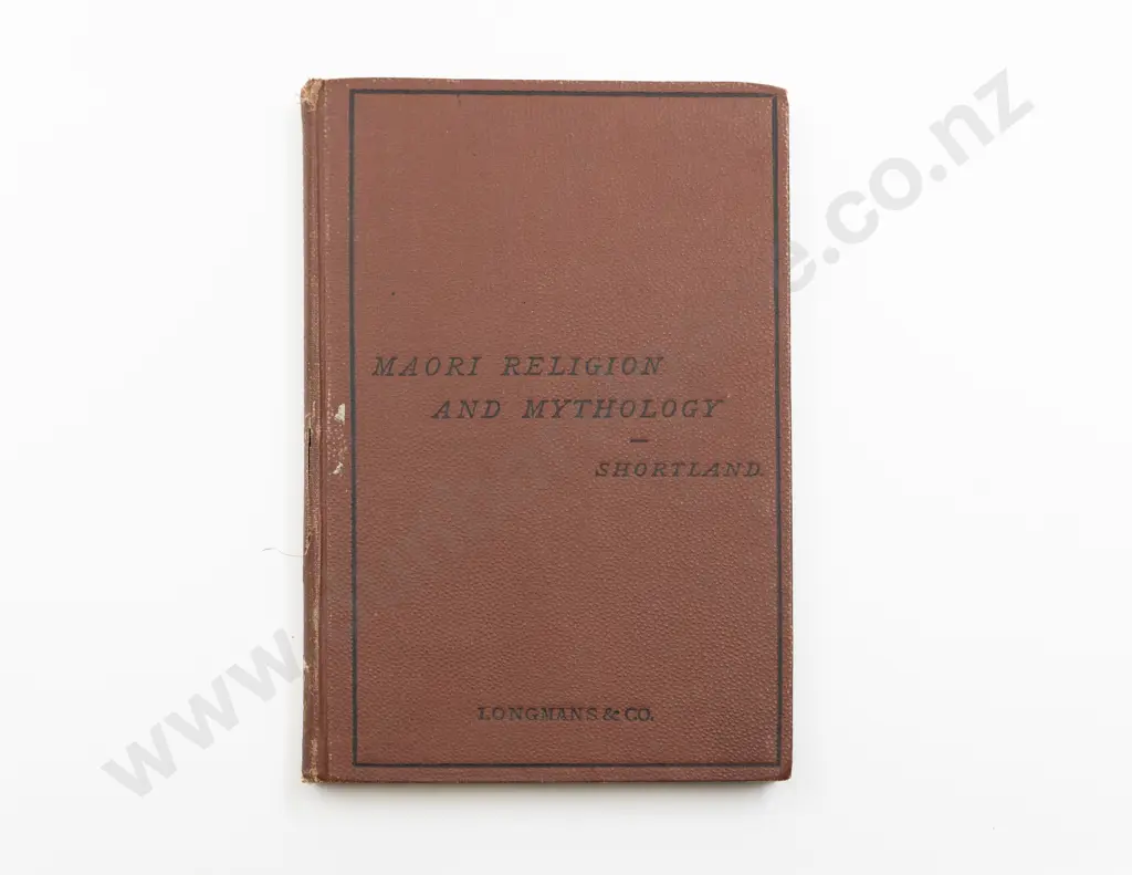 Shortland Edward - Maori Religion and Mythology Image 1++