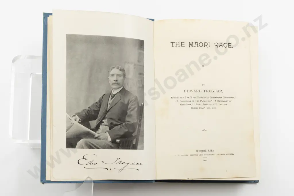 Tregear Edward - The Maori Race Image 1++