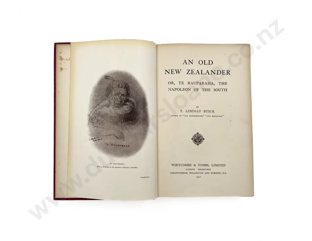 Buick T Lindsay - An Old New Zealander or Te Rauparaha The Napoleon Of The South Image 1++