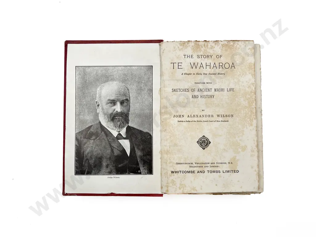 Wilson John Alexander - The Story Of Te Waharoa Image 1++