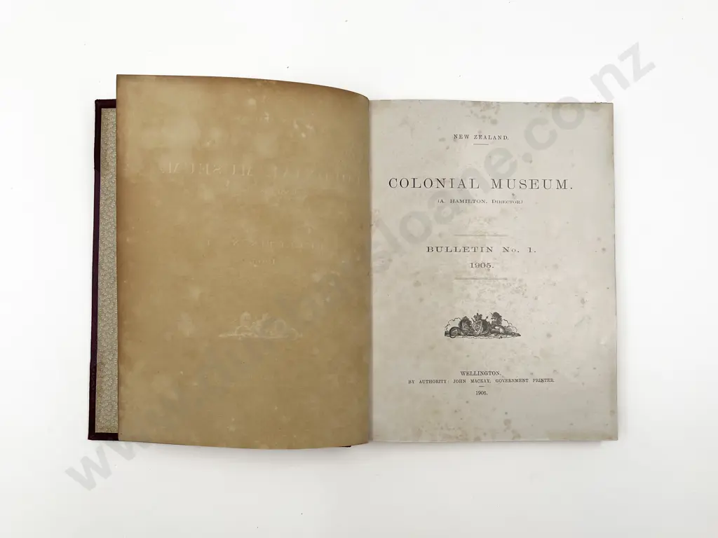 (-) Colonial Museum Bulletin No 1 Image 1++