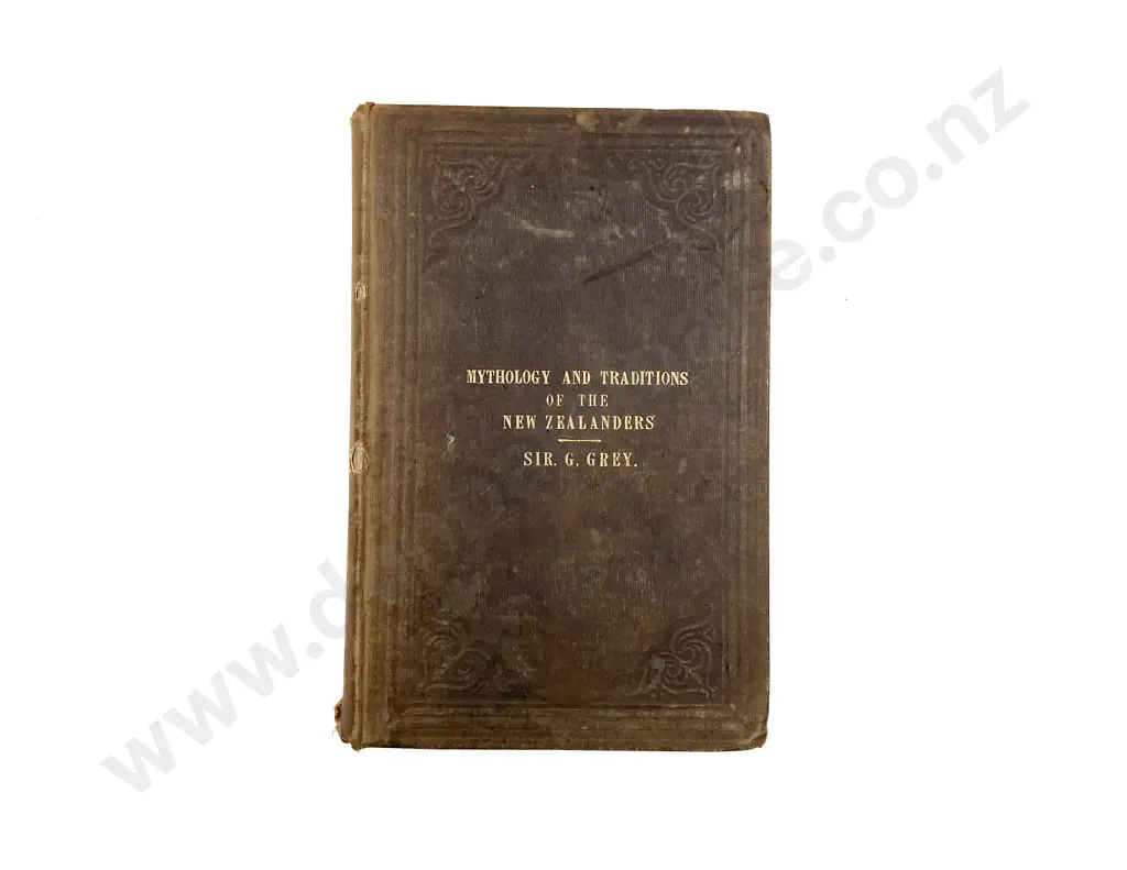 Grey, Sir George, Ko nga Mahinga A Nga Tupuna Maori, 1854 (Inscribed copy) Image 1++