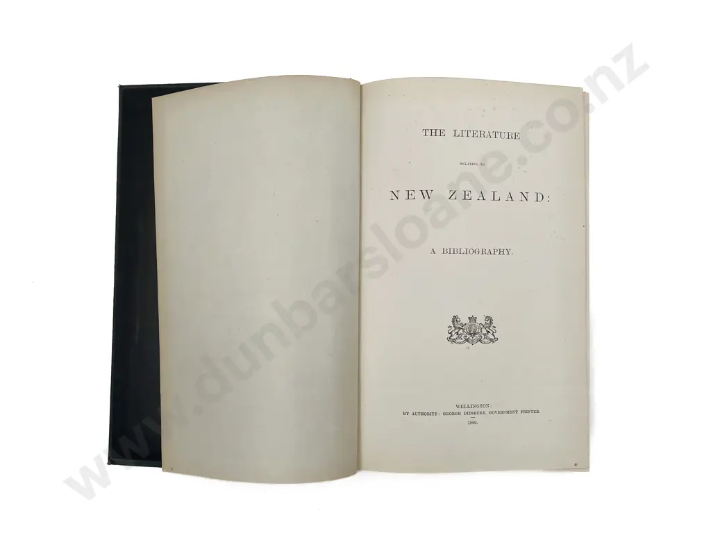 (-) The Literature Relating To New Zealand A Bibliography Image 1++