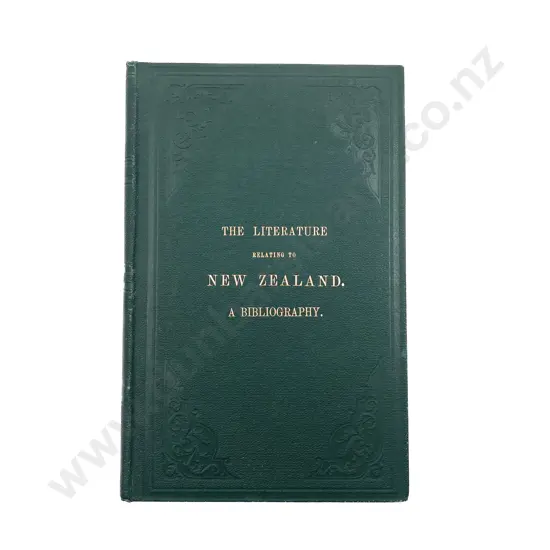(-) The Literature Relating To New Zealand A Bibliography