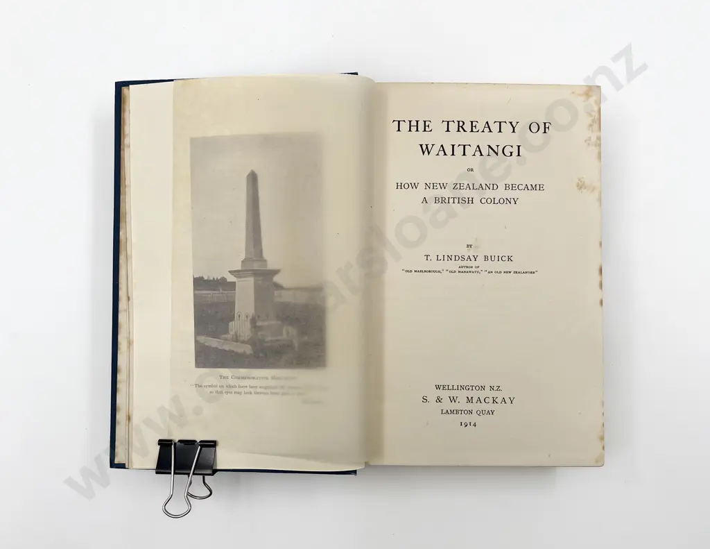 Buick T Lindsay - The Treaty Of Waiyangi Image 1++