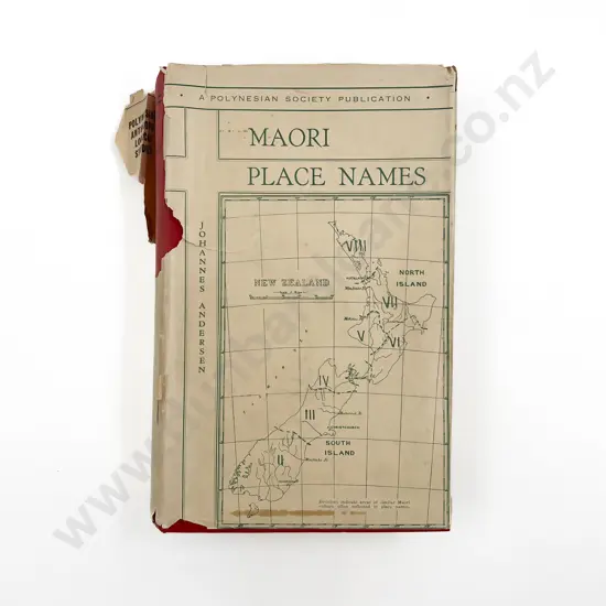 Andersen Johannes - Maori Place-Names