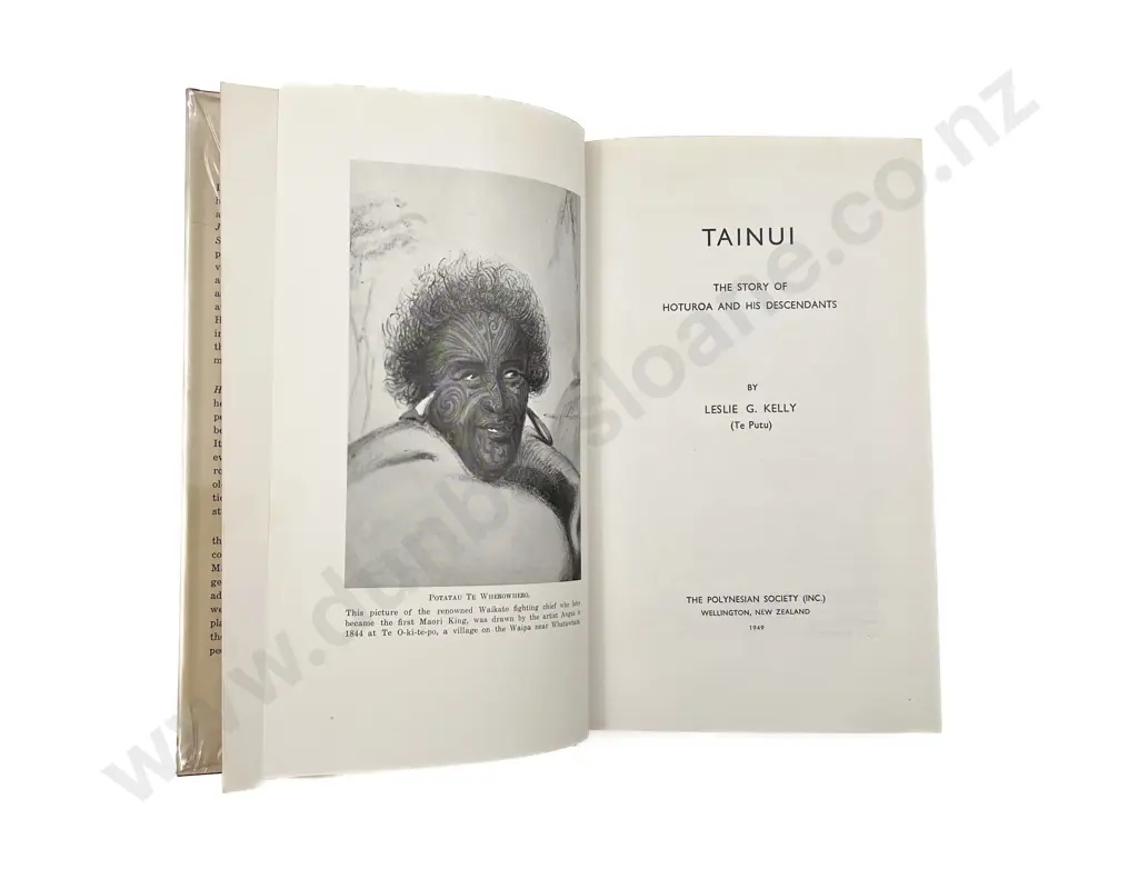 Kelly Leslie G (Te Putu) Tainui The Story Of Huturoa And His Descendants Image 1++