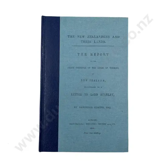 (-) The New Zealanders And Their Lands