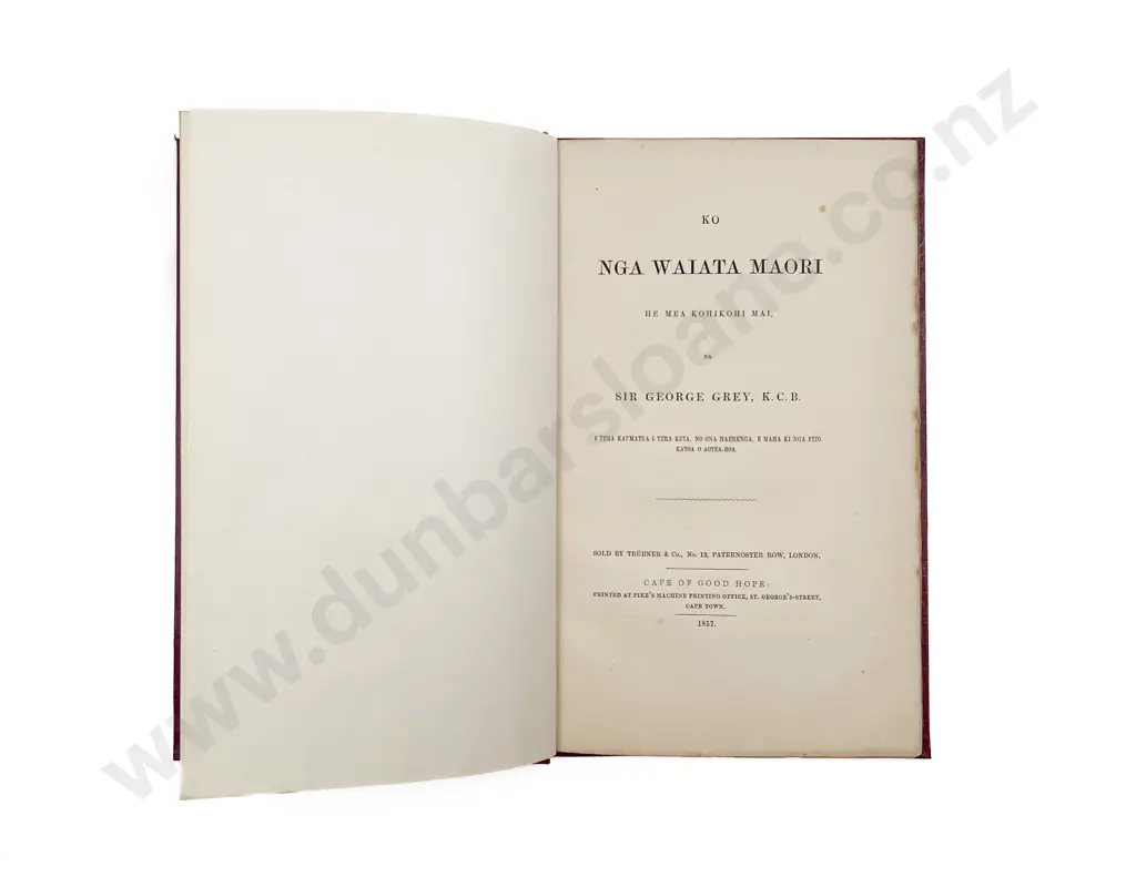 Grey Sir George - Ko Nga Waiata Maori Image 1++