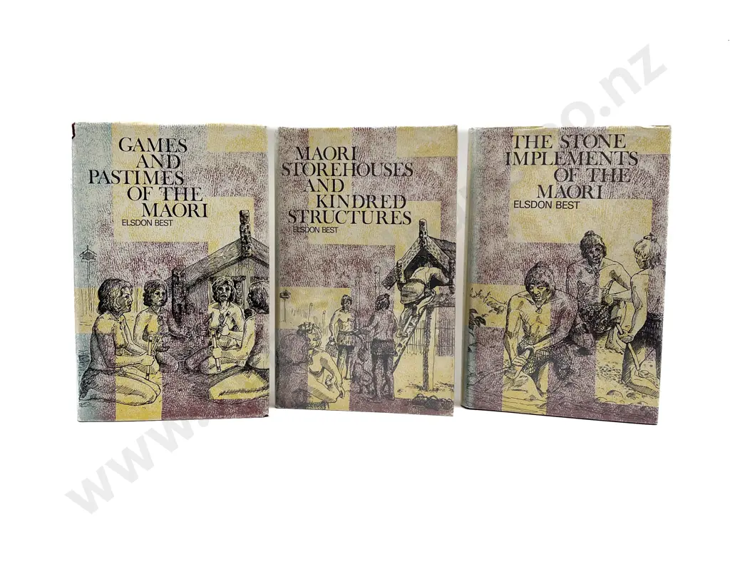 Three Elsdon Best Books Image 1++