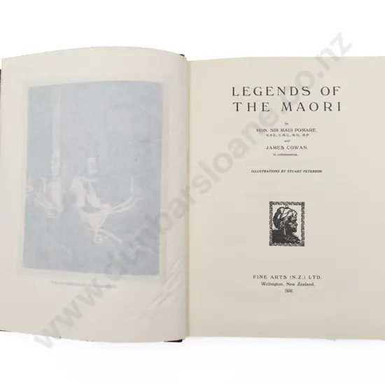 Pomare, Hon. Sir James & Cowan, James, Legends Of The Maori (2 Volumes)