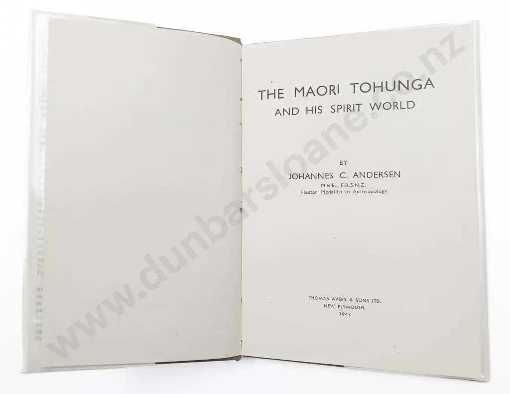 Andersen Johannes C - The Maori Tohunga And His Spirit World Image 1++