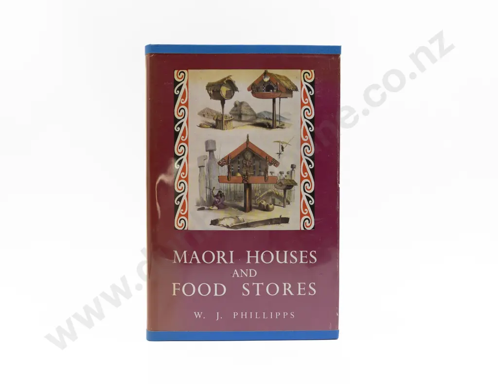 Phillipps William J - Maori Houses and Food Stores Image 1++