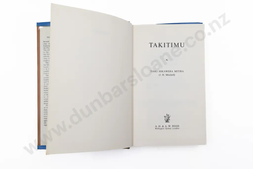 Mitchel J H (Tiaki Hikawera Mitira) Takitimu A History of the Ngati Kahungunu People Image 1++