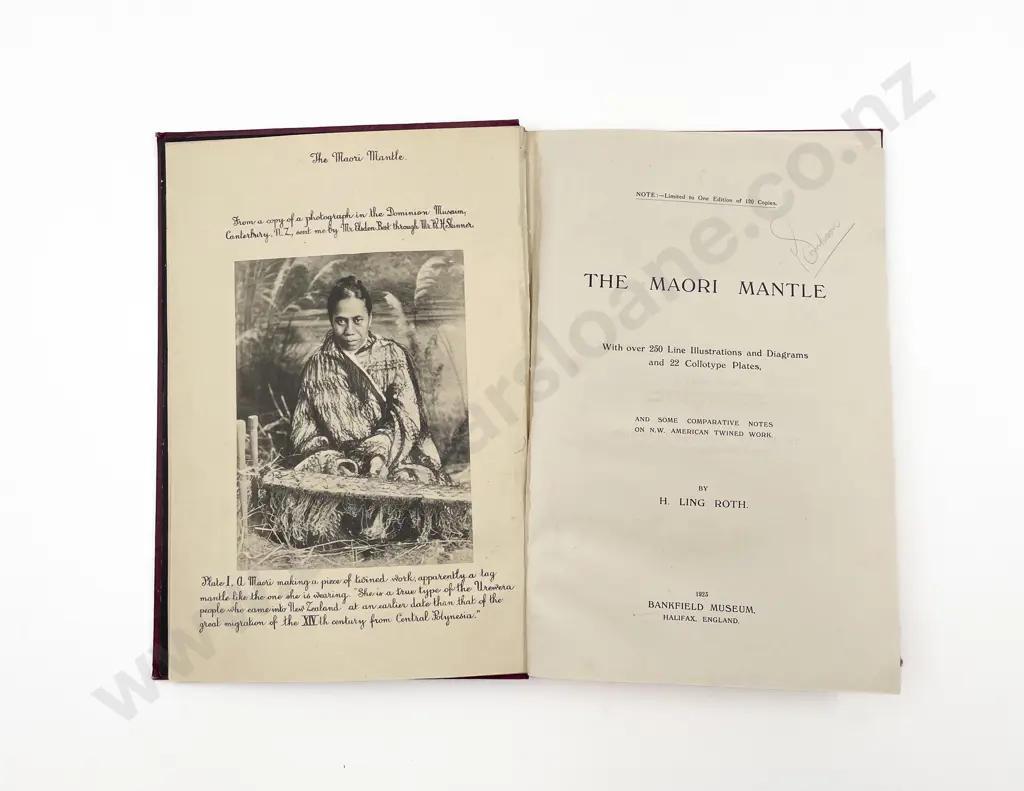 Roth Henry Ling - The Maori Mantle Image 1++
