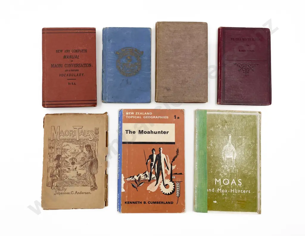 6 Small Maori Books On Moas Folk Tales Language Etc Image 1++