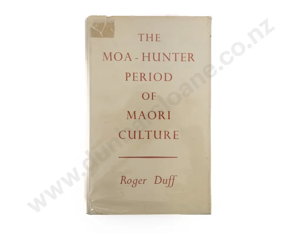 Duff Roger - The Moa-Hunter Period of Maori Culture Image 1++
