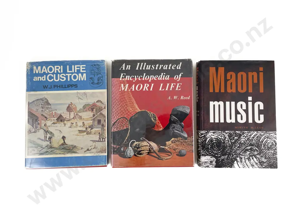 3 Various Maori Books Image 1++