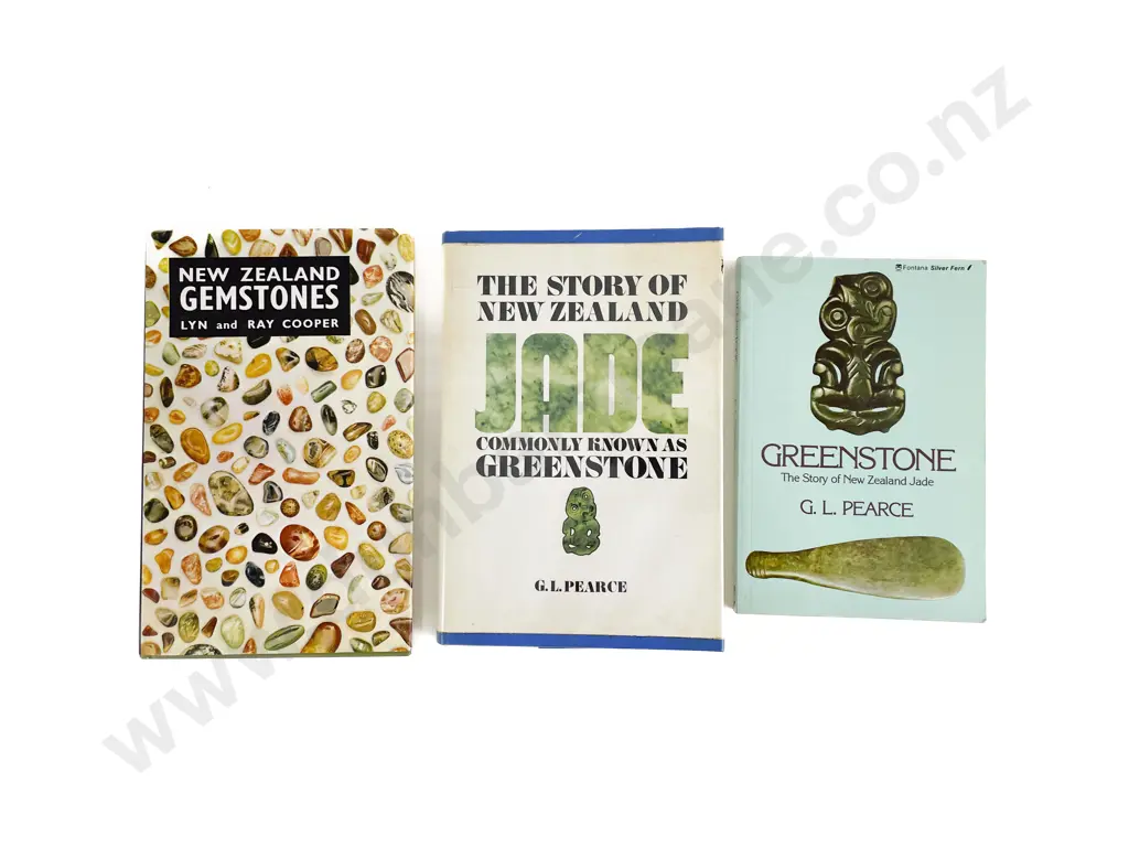 3 Volumes On NZ Jade Greenstone & NZ Gems Image 1++