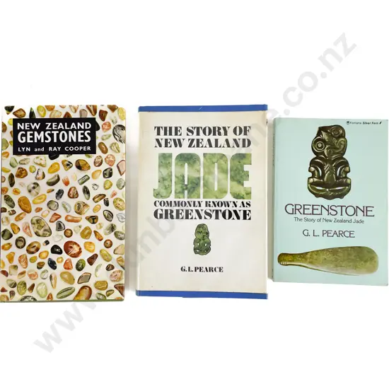 3 Volumes On NZ Jade Greenstone & NZ Gems