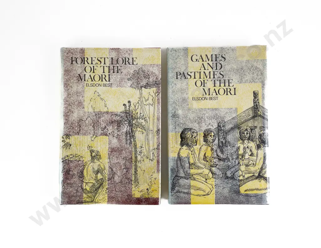 Two Maori Volumes By Elsdon Image 1++