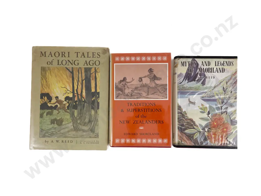 3 Volumes On Maori Myths And Legends Image 1++