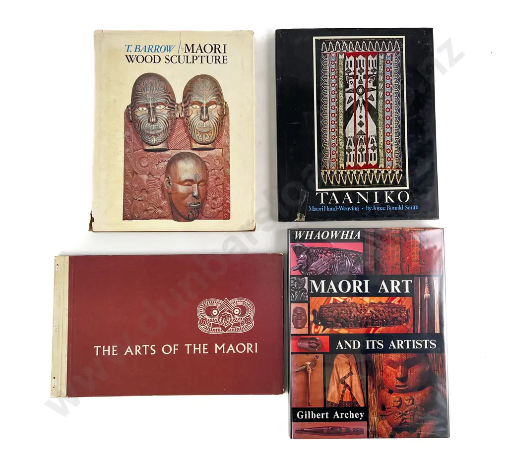 4 Volumes On Maori Arts & Crafts Image 1++