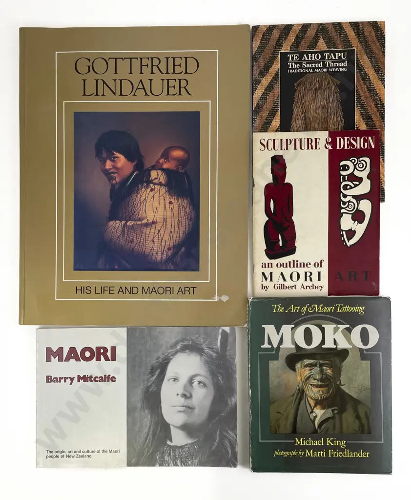 5 Maori Art Reference Volumes Image 1++