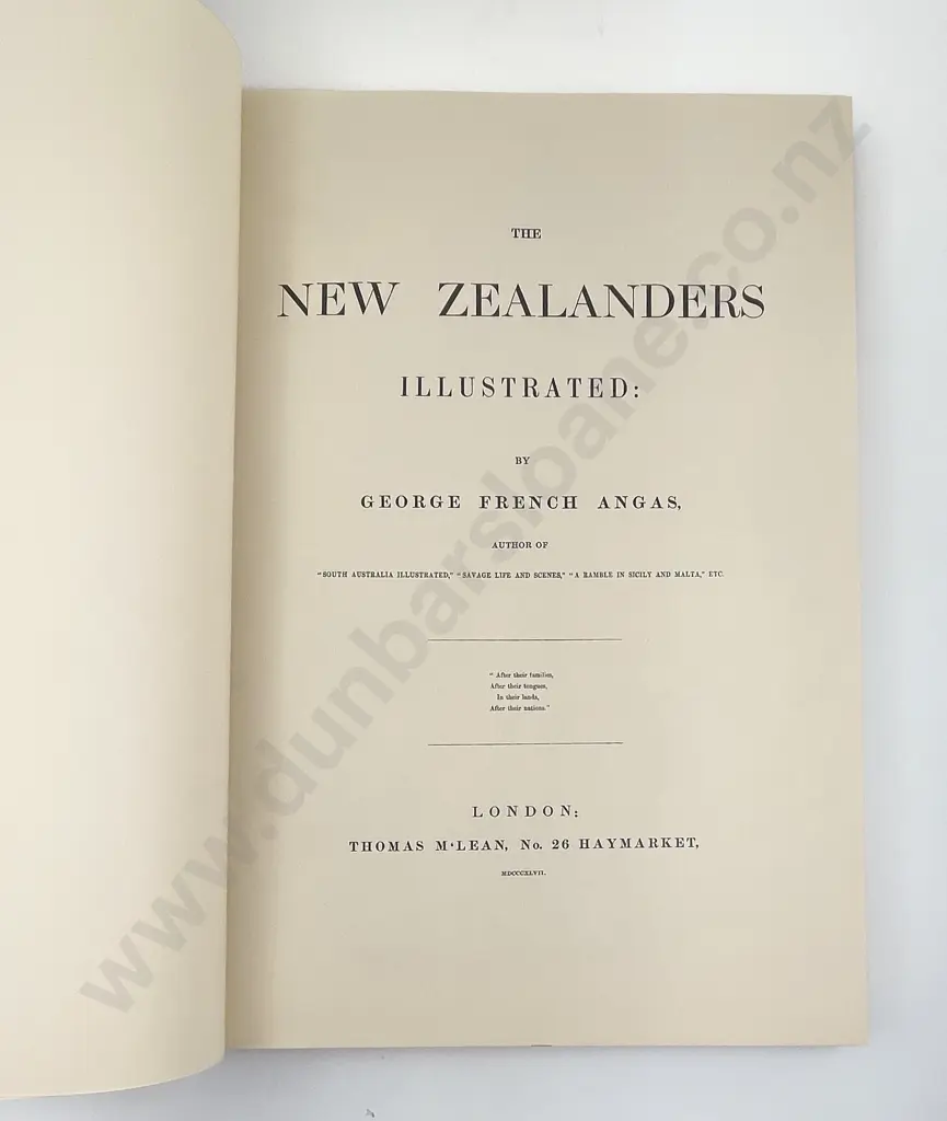 Angas George French - The New Zealanders Illustrated Image 1++
