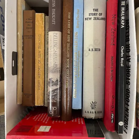 Box Of Assorted Maori/NZ Books