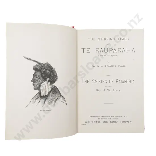 Travers W T L - The Stirring Times of Te Rauparaha (Chief of the Ngatitoa)