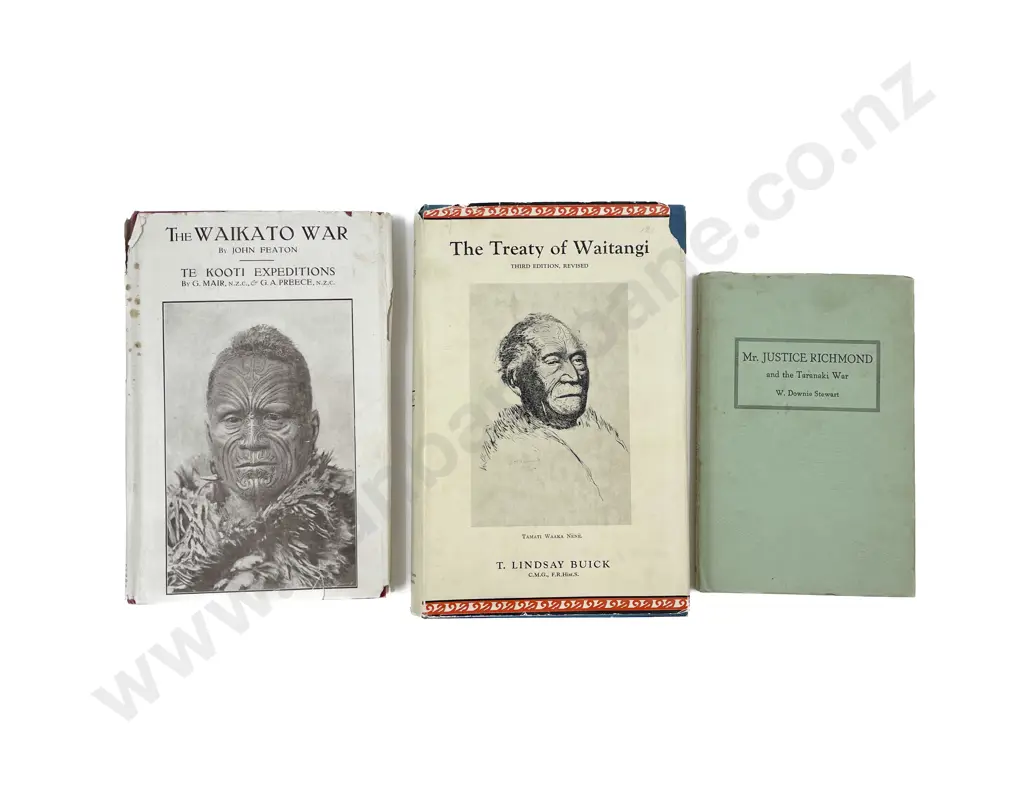 3 Volumes On The Taranaki War Etc Image 1++