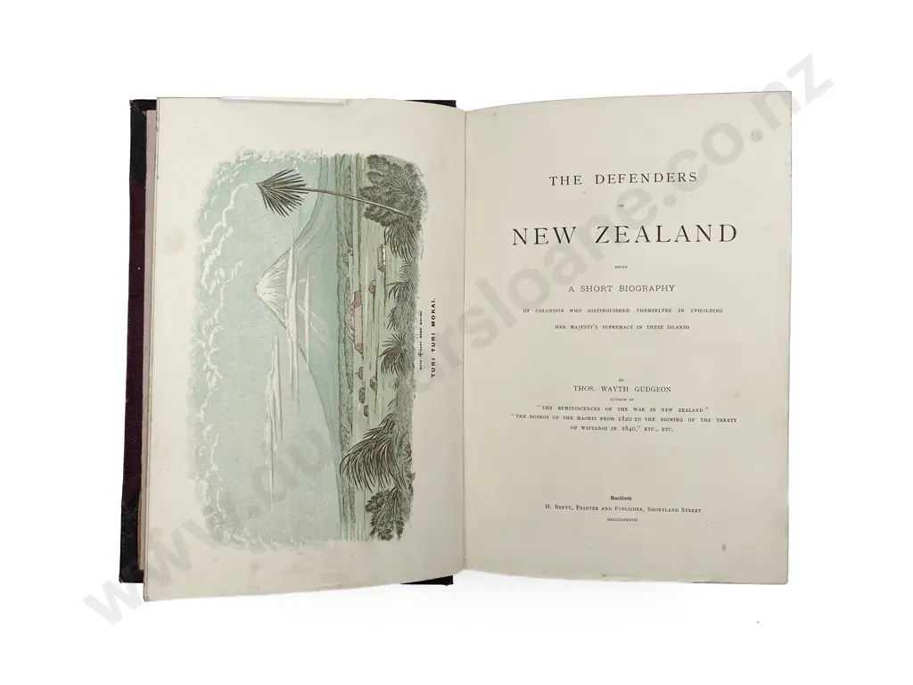 Gudgeon Thomas Wayth - The Defenders of New Zealand Image 1++