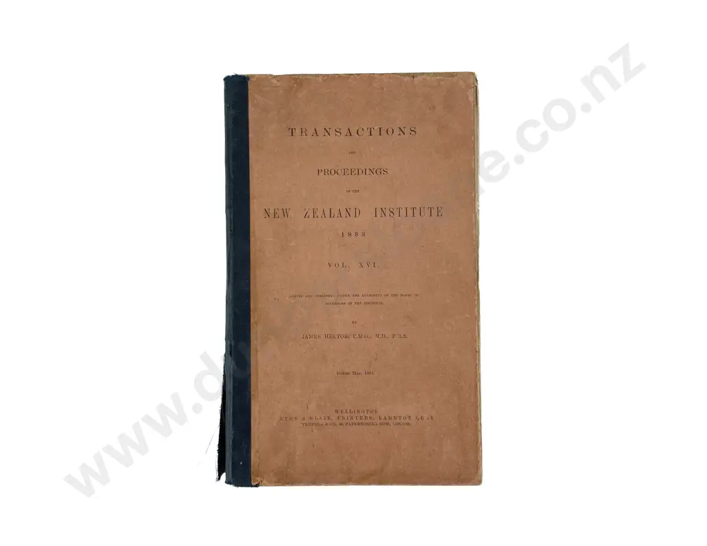 17 Early Volumes Of Transactions And Proceedings of the New Zealand Institute Image 1++