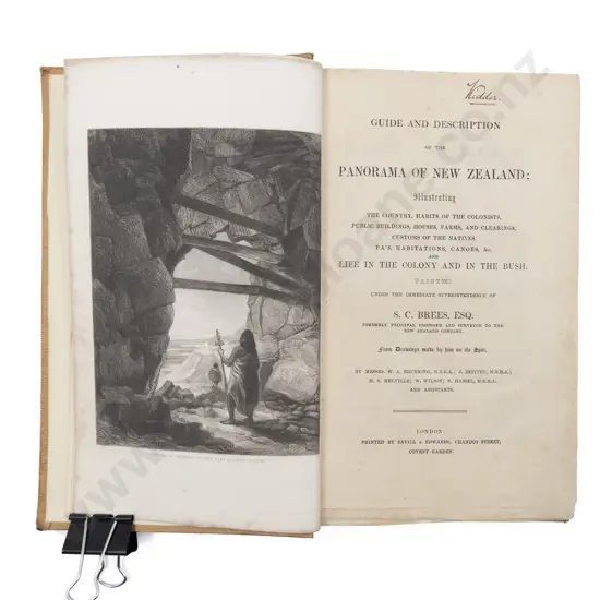 Brees Sameul Charles - Guide And Description of the Panorama Of New Zealand