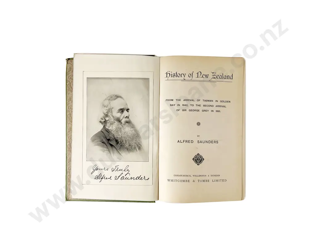 Saunders Alfred - History of New Zealand 2 Volumes Image 1++