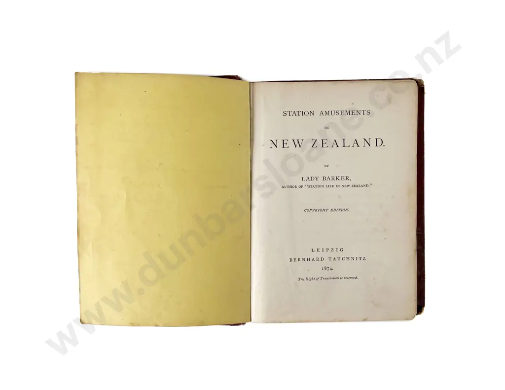 Lady Barker - Station Life In New Zealand Image 1++