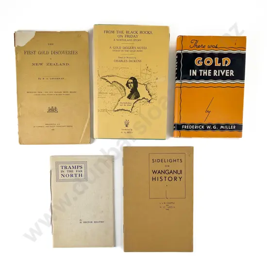 4 Various Small NZ Books Including Gold Discovery
