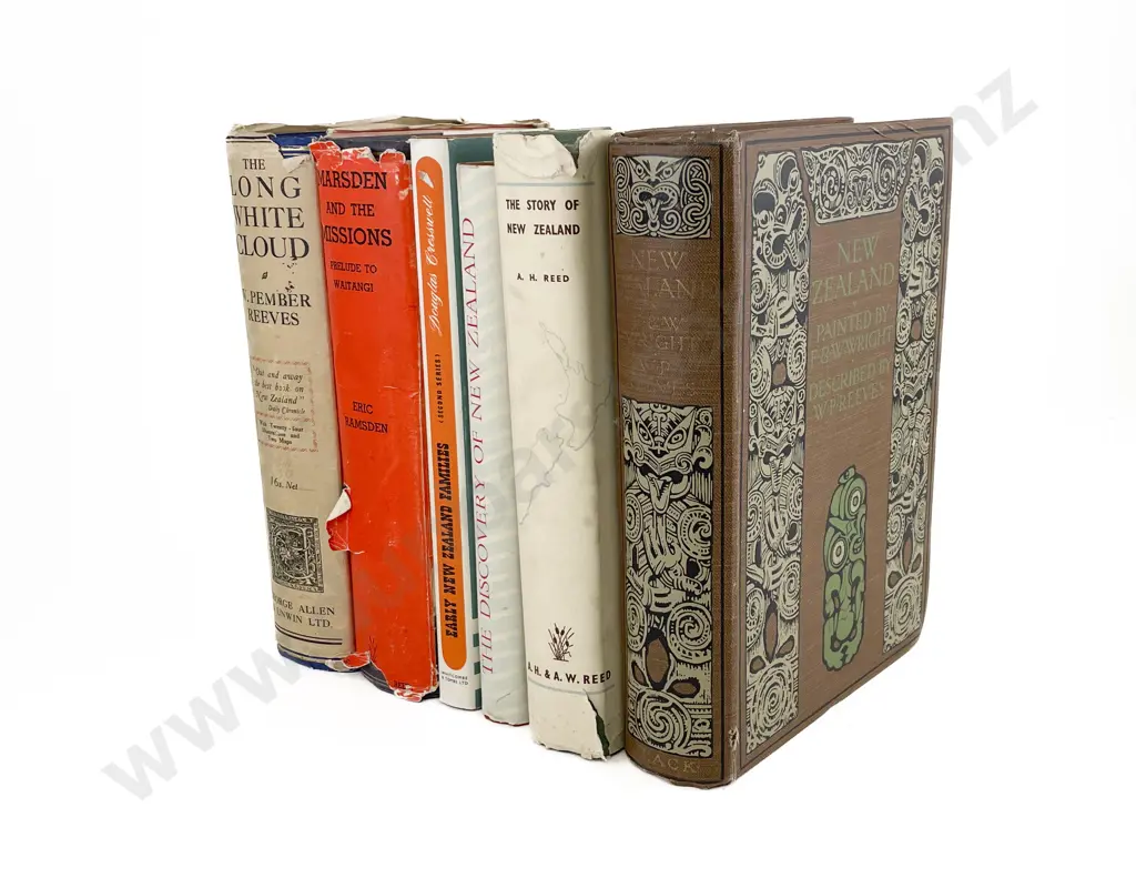 6 Various NZ Historical Books Image 1++
