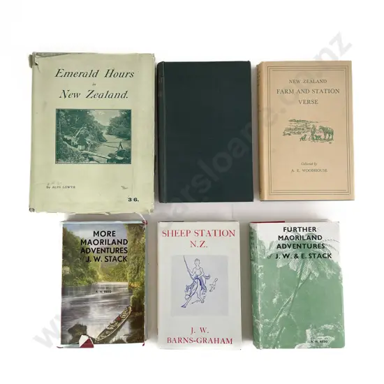 6 New Zealand Historical Books
