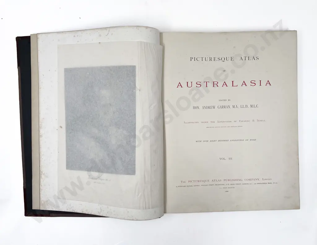 Garran Hon Andrew - The Picturesque Atlas Of Australasia (Vol III New Zealand) Image 1++
