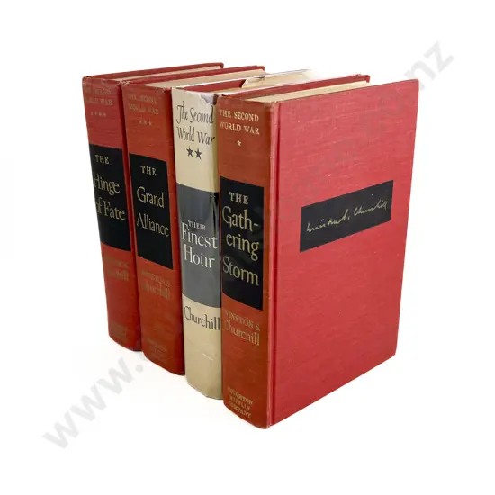 Churchill Winton S - Dedication to New Zealand's wartime Prime Minister Peter Fraser by Winston S Churchill dated 1949